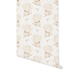 Magnolias in Off White