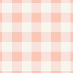 Large Springtime Gingham in Peachy