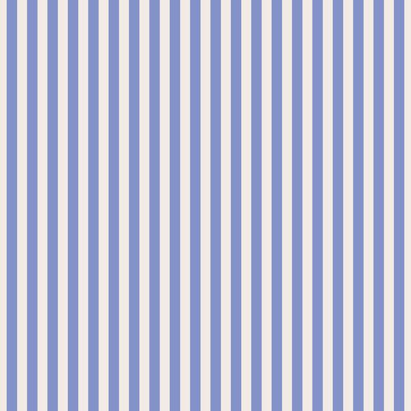 Umbrella Stripe in Capri Blue