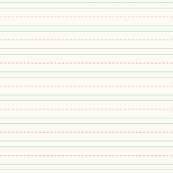 Writing Paper in Cursive