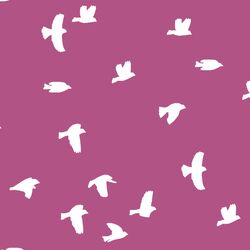 Flock Silhouette in Azalea