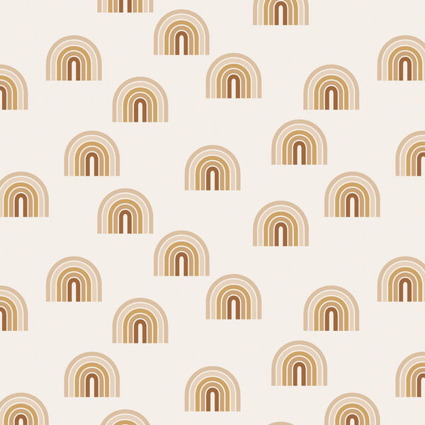 Small Retro Rainbows in Praline