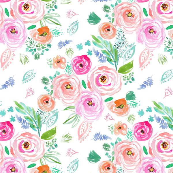 Small Paradise Florals in Tropical
