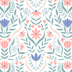 Woodland Damask in Blossoming