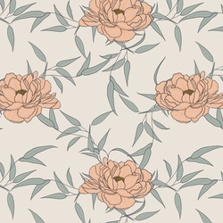 Peony in Cream