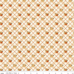 Pumpkin Plaid in Cream