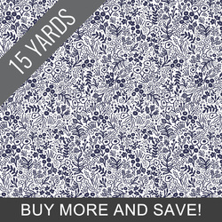 Tapestry Lace in Navy - 15 Yard Bolt