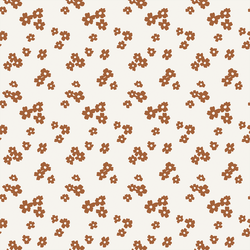 Fleur-fetti in Cocoa Brown