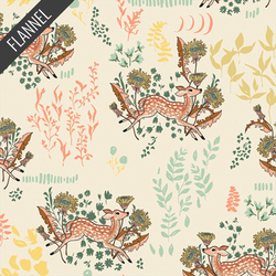 Dandelion Doe Flannel in Parsnip