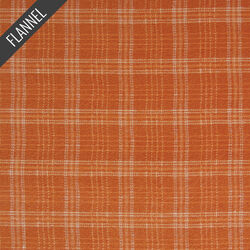 Crosshatch Plaid Flannel in Spice