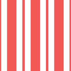 Summer Stripe in Firecracker Red