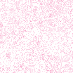 Paperie in Magenta Pink on White