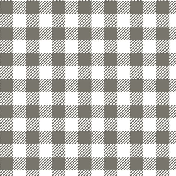 Medium Buffalo Plaid in Greige