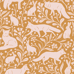 Foxes and Hares in Mustard