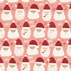 Father Christmas in Coral Pink
