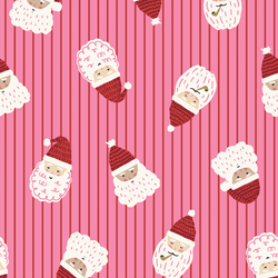 Santa in Sachet Pink