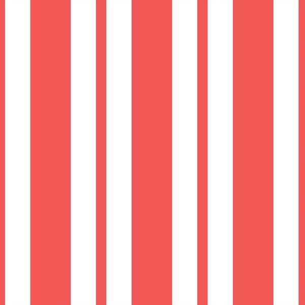 Summer Stripe in Firecracker Red