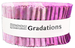 Stonehenge Gradations 2.5" Strip Roll in Muse