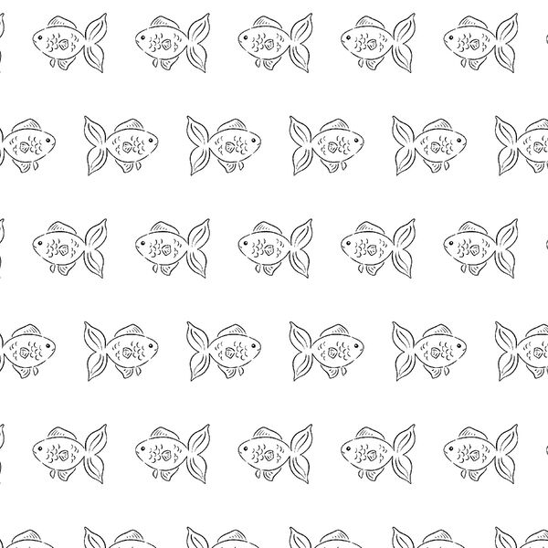 Goldfish Sketches in Notebook
