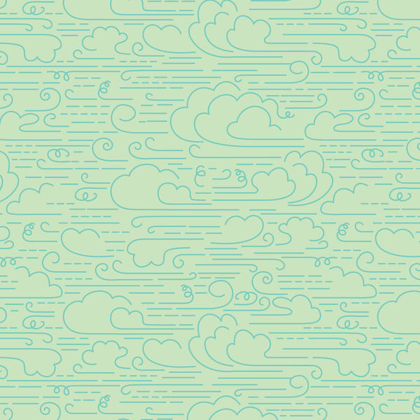 Skyscape in Pistachio