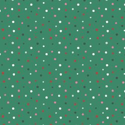 Snow Dot in Crisp Green