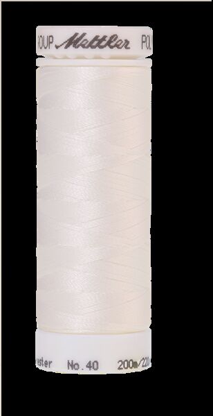 White (3406-0015) - Poly Sheen - 220 Yards