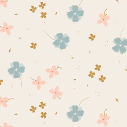 Pressed Flowers in Porcelain