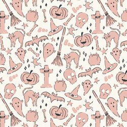 Spooky in Powder Peach