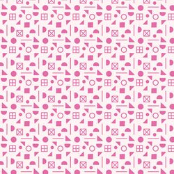 School Yard Shapes in Pink