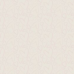 Will You Be Mine in Pink on Ivory