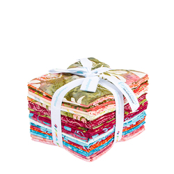 Expressions Batiks Fat Quarter Bundle in Damask Rose