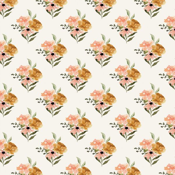 Floral Bouquet in Cream
