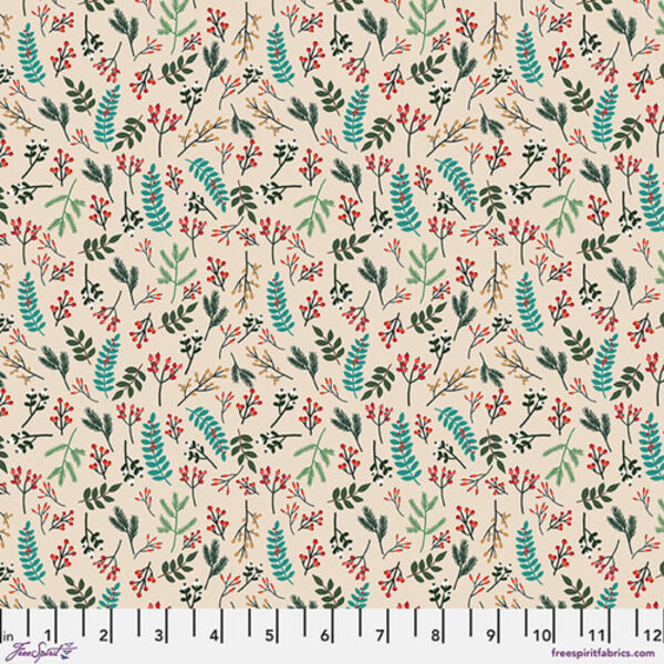 Christmas Berries in Ivory