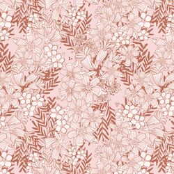 Faded Blooms in Copper