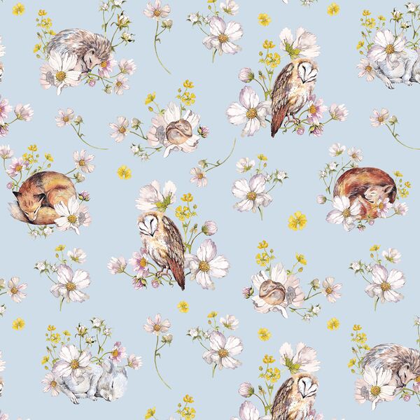 Meadow Slumber in Cloud Blue