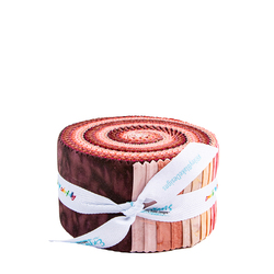 Expressions Batiks Hand-Dyes Canyon Shadows 2.5" Strip Roll