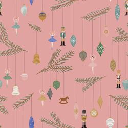 Christmas Ornaments in Quartz Pink