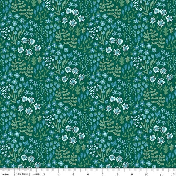 Floral in Green