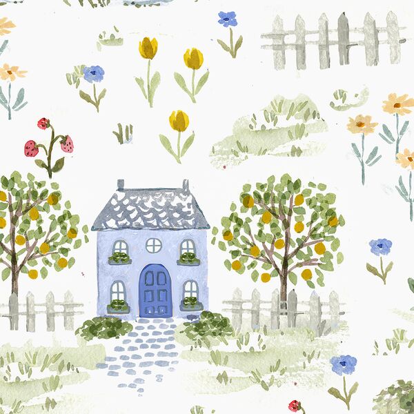 Large Goose Garden in Spring