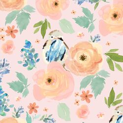 Bird Garden in First Blush