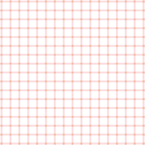 Spring Gingham Check in Strawberry Pink