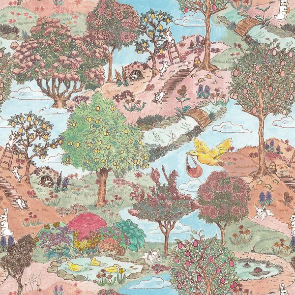Easter Bunny Playground in Pastel