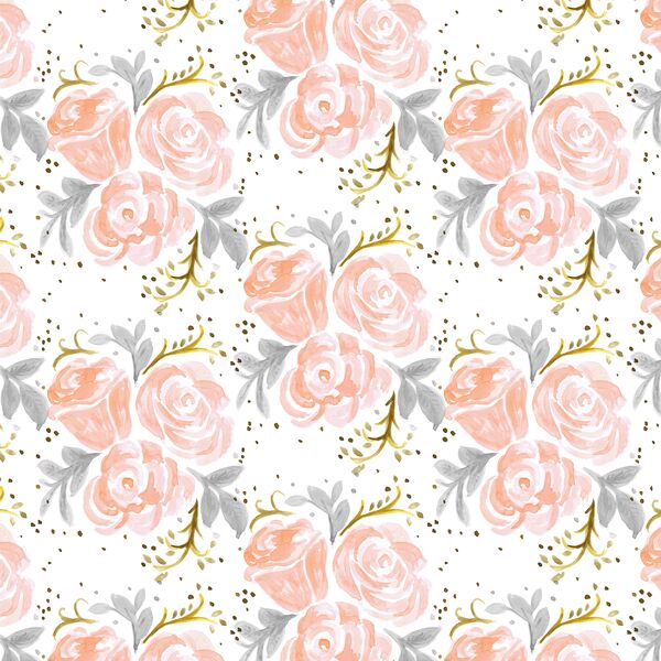 Sparkling Rose in Peach