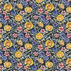 Mountain Spring in Navy Blue