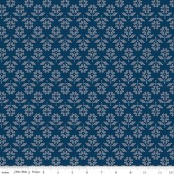 Flowers in Oxford Blue