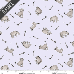 Donkeys Flannel in Light Purple