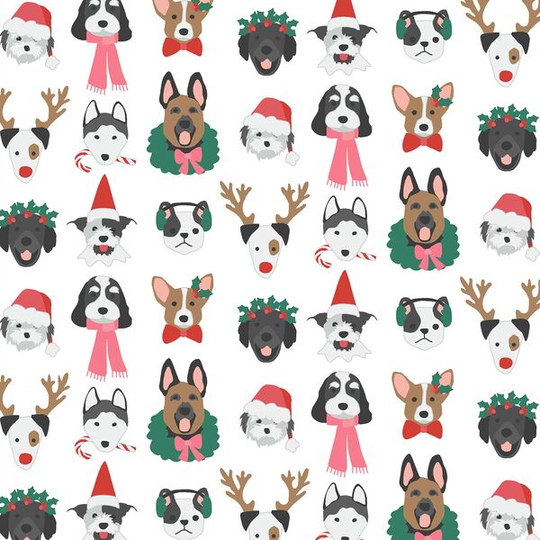 Christmas Pups in Holiday