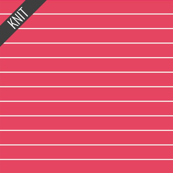 Striped Sleek Knit in Pink