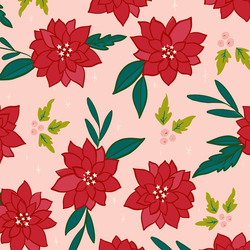 Joyful Floral in Candy Pink