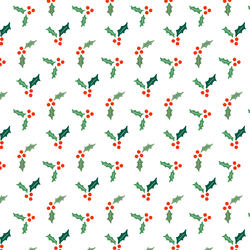 Holly Jolly in Frost White